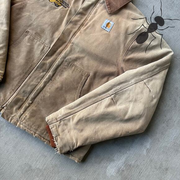 Vintage Y2K Carhartt brown arctic work wear jacket - Picture 4 of 9